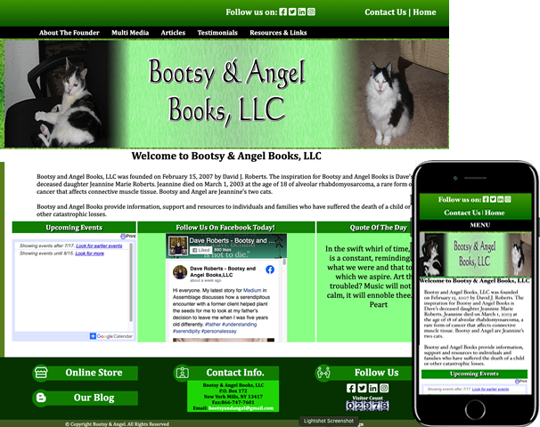 Bootsy & Angel Books